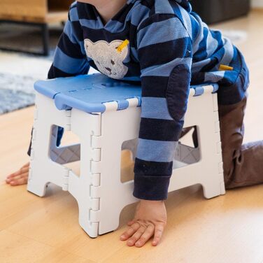 Стілець-трансформер JOY Kapphocker - міцний, до 150 кг, для дітей та дорослих, універсальний (52x33x4,5 см)