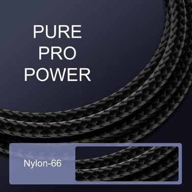 Кабель USB-C [2 шт] 3.1A, чорний, 1м + 2м. Сумісний з Samsung Galaxy, Huawei, Note, S, P, A, та іншими пристроями