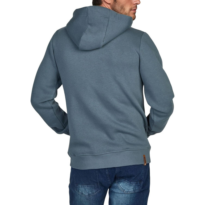 Чоловіча толстовка на блискавці з капюшоном riverso RIVThilo, Regular Fit, колір Turbid Blue, розмір 4XL