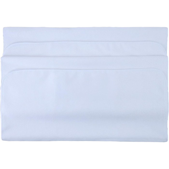 Рушники професійні для перукарів Polyte - мікрофібра, швидковисихаючі, безворсові, 50x101 см, 2 шт. (білі)