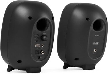 Audizio RS80 - Студійний монітор HiFi Bluetooth, 160 Вт | USB, RCA | Для геймерів та меломанів | Сірий