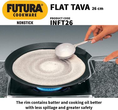Гриль-плита антипригарна HAWKINS Futura 25,4 см з нержавіючою ручкою, чорна, індукційна