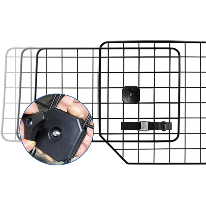 Бар'єр для собак у автомобіль SUV, авто, вантажівка - міцний дротяний бар'єр