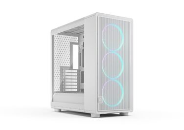 Корпус для ПК Fractal Design Epoch XL White - з прозорою бічною панеллю з загартованого скла, Mesh-панель, 3 вентилятори Momentum 12, підтримка ATX/mATX/ITX