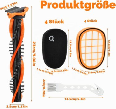 Набір фільтрів для пилососа Philips SpeedPro Max (6 шт.) — смінні фільтри для моделей FC6812, FC6813, FC6822, FC6823, FC6826, FC6723, XC7042, XC8045, XC8147