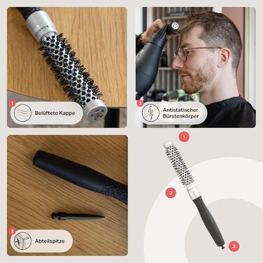 Фен для волосся Essential Blowout Classic - Швидке сушіння, антистатичний ефект, об'єм для короткого волосся
