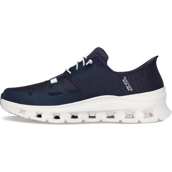 Босоніжки жіночі Skechers Pier-Lite Memory Maker на танкетці, сині (48.5 EU, широка колодка)