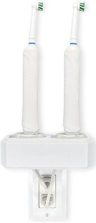 Electric Toothbrush Holder, Wall Mount, Oral-B, 2 Chargers, GFCI/Decora Single Standard Vertical