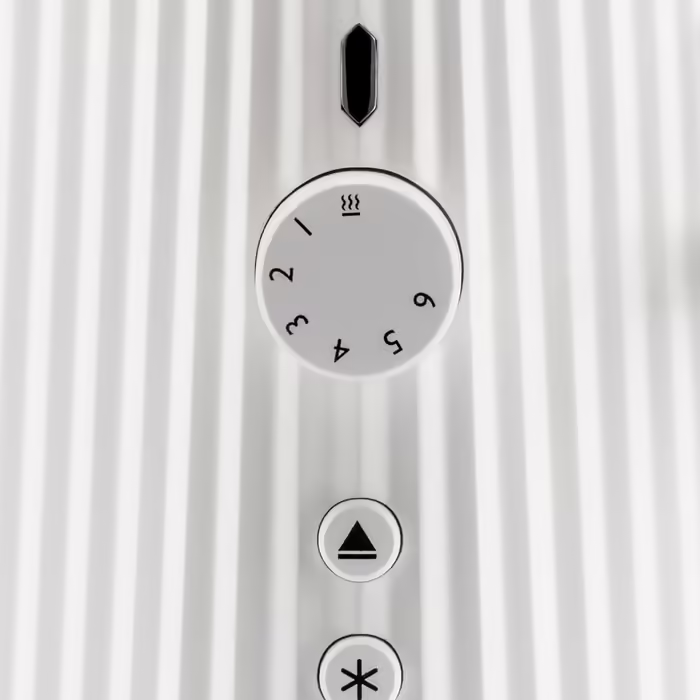 Тостер Alessi Plissé MDL08 W, 850 Вт, білий, 6 режимів, термопластик, європейська вилка, дизайнерський