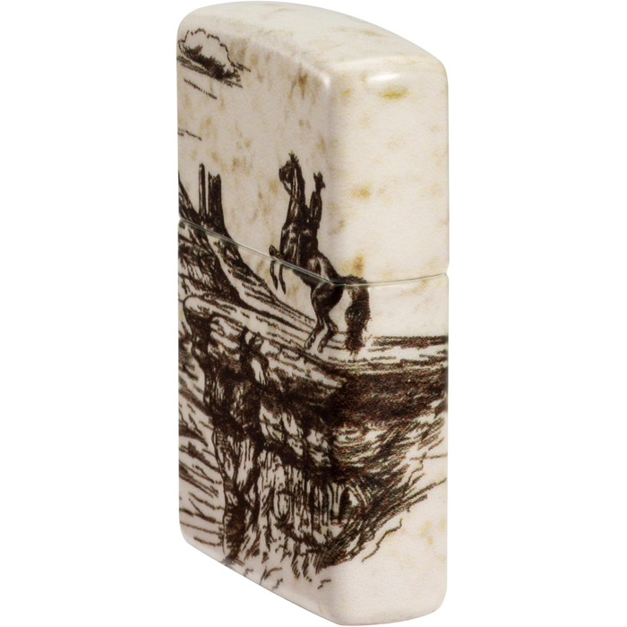 Запальничка ZIPPO оригінальна бензинова з дизайном Дикий Захід (Wild West Scene Design 60006580)