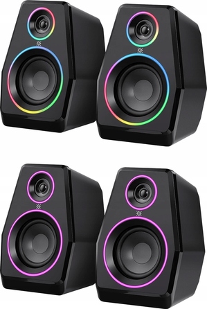 Колонки Defender SOLAR 10 2.0 10 Вт Bluetooth, USB, RGB-підсвітка
