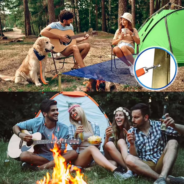 Turinto® 8X Sturdy Tent Stakes for Safe Camping and Outdoor Experiences - Test2023 [VERY GOOD] - made from extra strong and robust steel with a T-profile for maximum stability, length 30 cm.