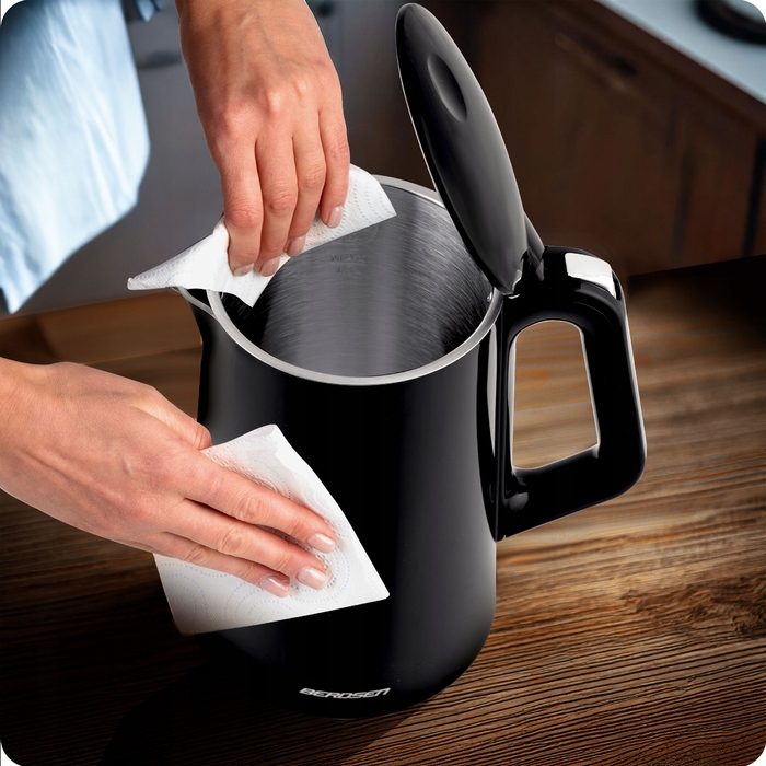 Електричний чайник Berdsen з регулюванням температури, 2200 Вт, сенсорна панель, 1,7 л