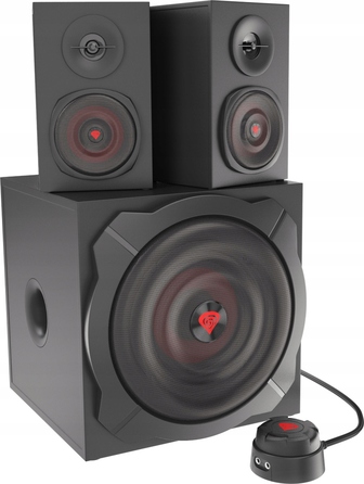 Акустична система 2.1 Genesis Helium 610BT, 60 Вт, чорна