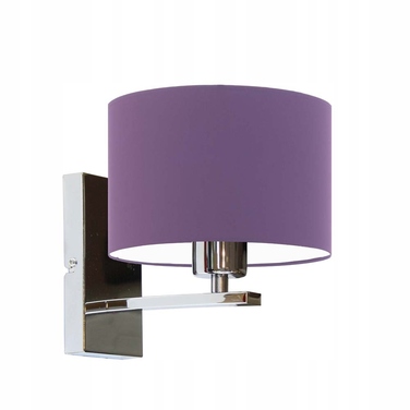 Настінний світильник-бра з абажуром, LED E27, сірий