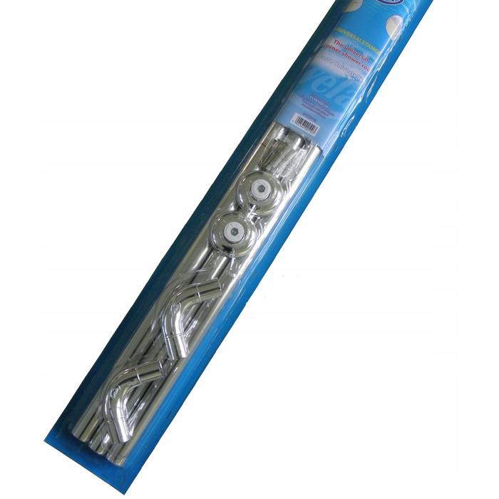 Кутовий штанга для душу Estiva 1-250 x 27 мм, срібляста