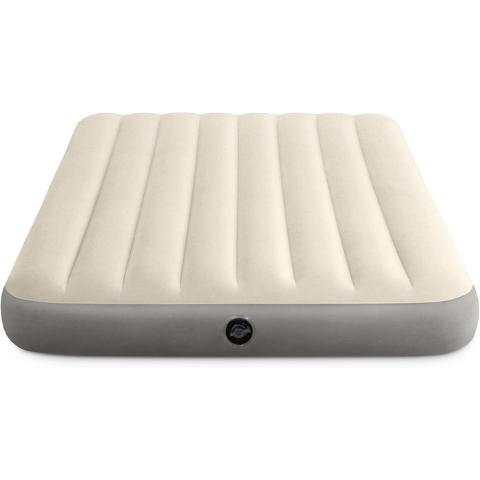 Надувний матрац Intex Dura-Beam Standard, Twin Size з інтегрованою підошвовою помпою (лише матрац)