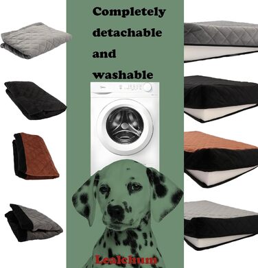 Автомобільний лежак для собак до 25 кг з кріпленнями та кишенями (Чорний/Сірий, Великий)