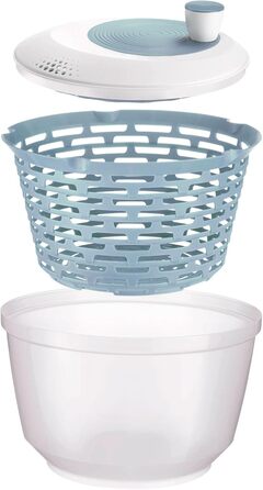 Салатниця Westmark об'ємом 4.4 л, пластик BPA-free, прозора/біла/зелена, 2430224A