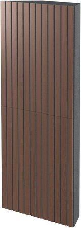 Набір акустичних кутових басових пасток для студії звукозапису, 50x50x10 см, шумоізоляція та поглинання звуку, колір горіх (4 шт)