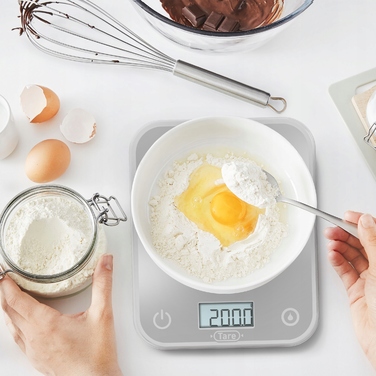 Кухонні ваги Tefal Optiss, сріблястий/сірий, 5 кг