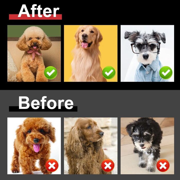 Професійна машинка для стрижки собак Hatteker: електрична, бездротова, з підсвічуванням, 7500RPM, для собак та котів