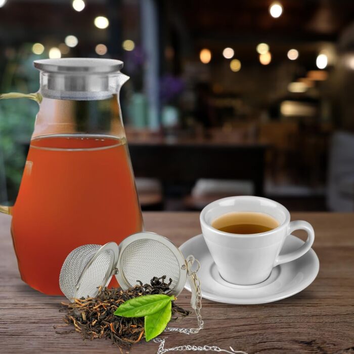Скляний графин Smiths Mason Jars 1.8 л з інфузором і двосторонньою кришкою — універсальний графин для води, чаю та напоїв, стильний дизайн, підходить для гарячих і холодних напоїв
