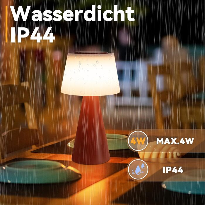 Настільна лампа акумуляторна LED червона 2 шт - бездротова, сенсорна, з USB зарядкою для спальні, вітальні, вулиці
