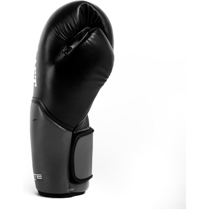 Боксерські рукавички Everlast Elite 2, 8oz, чорно-сірі – для спарингу, роботи з манекеном та рукавичками, оригінальні Everlast