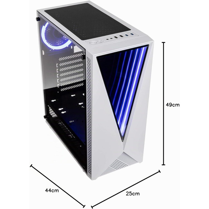 Корпус для ПК Kolink Void Midi Tower, білий (White)