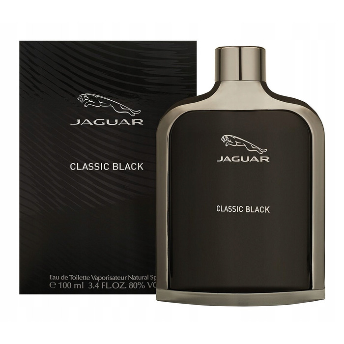 Туалетна вода Jaguar Classic Black, 100 мл, деревна