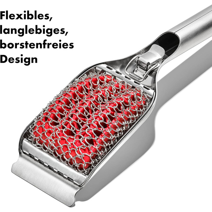 Набір кухонних щипців та лопаток OXO Good Grips для гриля (41 см та 47,5 см) – нержавіюча сталь, безпечне миття в посудомийній машині