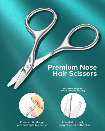 Набір для манікюру Mr.GREEN 3шт: кусачки, пилка, кусачки з захистом від бризок, кейс, для чоловіків та жінок (бежево-блакитний)