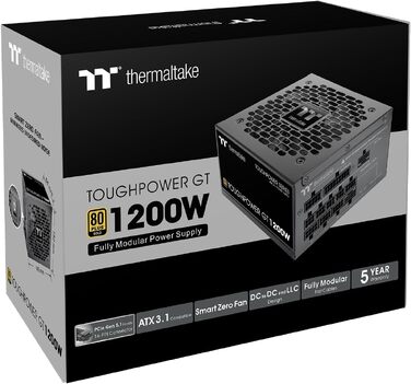 Блок живлення Thermaltake Toughpower GT 1200W, чорний