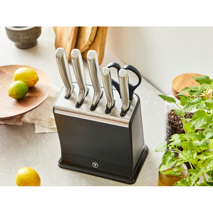 Набір ножів у підставці Tefal EverSharp, 5 предметів