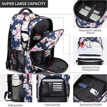 Рюкзак Cafele з RFID захистом, для ноутбука 17.3