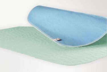 8-Pack, incontinence pad 75x90 waterproof bed pad, underpad, washable incontinence pad, breathable, green-blue from Castejo CA3302/C (8)