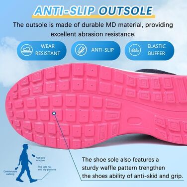 Жіночі кросівки для бігу та фітнесу. Повітряна амортизація, дихаючі матеріали, антиковзання. Розмір 42 EU, блакитно-червоний колір