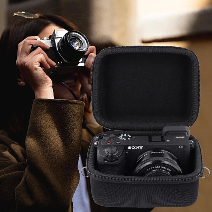 Чохол для камери Sony Alpha 6000/6300/6400/6500/6700 Aenllosi, чорний (тільки чохол)