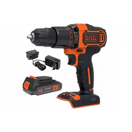 Акумуляторний шуруповерт Black+Decker 18 V BDCHD18N