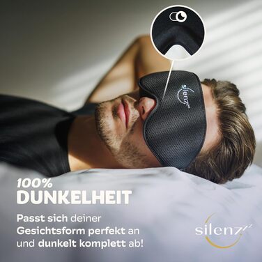 Преміум маска для сну 3D - комфортна пов'язка на очі для жінок та чоловіків - повна темрява, преміум якість, рожевий колір, 1 шт.