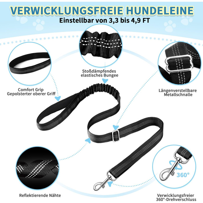 Шлейка для собак середнього та малого розміру з повідком, м'яка, не тягне, чорна, розмір S