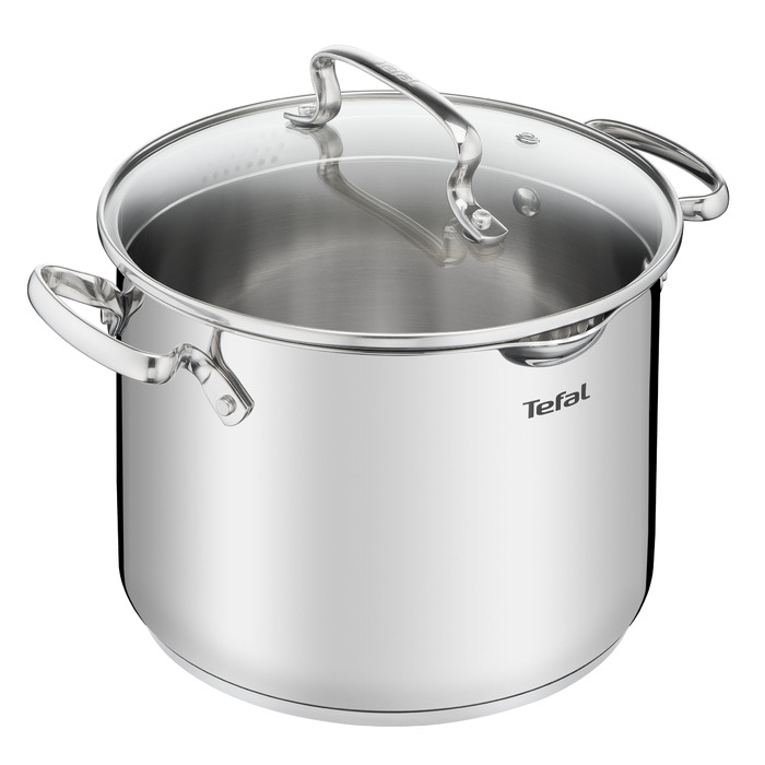 Набір каструль та сковорідок Tefal Duetto+ з нержавіючої сталі, 10 предметів, G732SA55