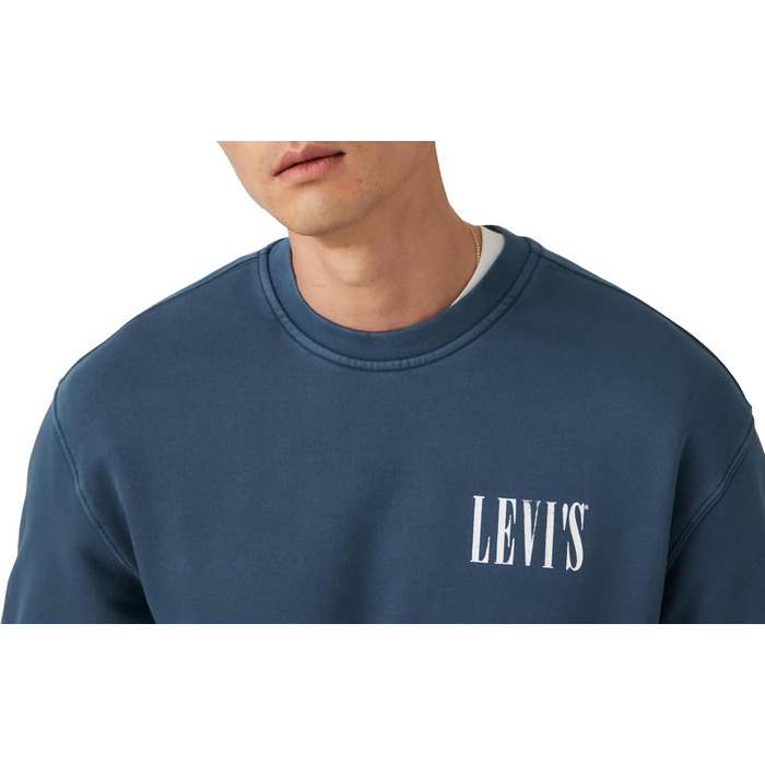 Чоловічий худі-світшот Levi's, розмір XL, сірий (Open Finish)