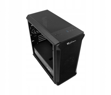 Корпус для ПК Genesis Irid 503 micro ATX, чорний, з вікном