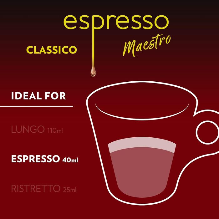 Кава Lavazza Espresso Maestro у капсулах для Nespresso Original, 100 шт, з нотками какао та карамелі, інтенсивність 8/13, темне обсмаження