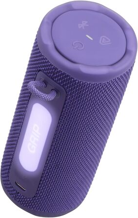 JBL Grip: Портативна Bluetooth колонка з AI Sound Boost, IP68 (водонепроникна), до 14 год роботи, фіолетова