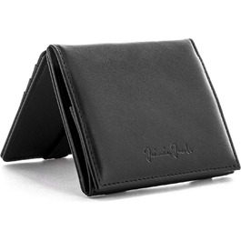 Чоловічий гаманець Jaimie Jacobs Flap Boy з RFID-захистом, монетницею, магічний, чорний, натуральна шкіра