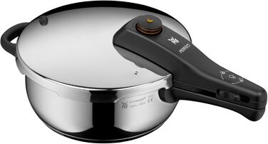 Скороварка WMF Perfect One Pot 3 л, індукція, нержавіюча сталь, 2 режими, знімна ручка, для однієї особи