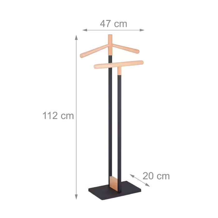 Relaxdays Freestanding Gentleman's Butler